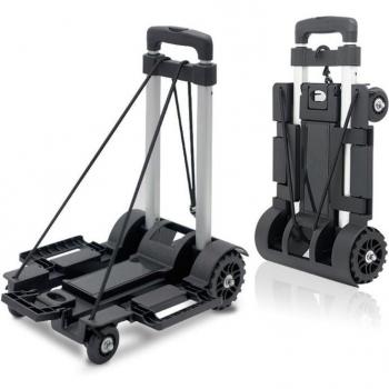 Black Collapsible Luggage Cart