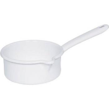 Riess Kochtopf Classic Weiss – Stielkasserolle 0,50 l