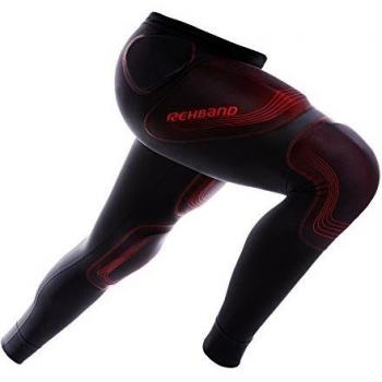 Gepolsterte Rehband-Contact Tights Kompression – Schwarz/Rot, L