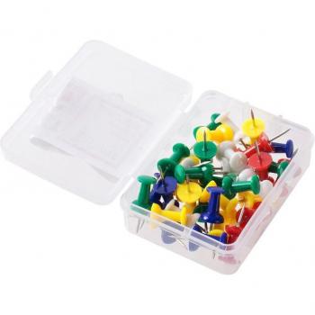 Office Supply Colored Push Pins Pack