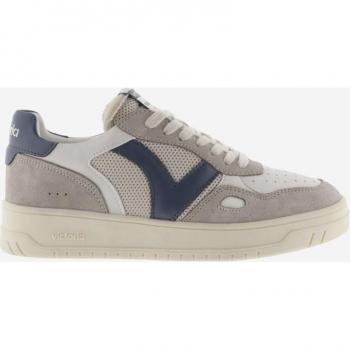 Women's Victoria SEUL Retro Mesh Trainer – Gray/Tan, Size 5