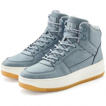 Damen High Top Sneaker Elbsand Hellblau Gr. 40