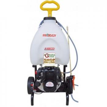 Benzin Spritzpumpe ARCO Froggy Super S35 mit 4-Takt Motor auf Wagen