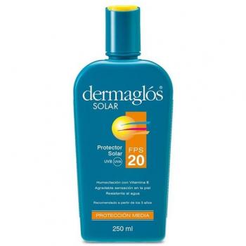 Dermaglós Protección Solar Emulsión FPS 20 250 mL