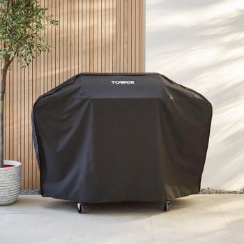 Tower Stealth Pro Six Burner Grill Cover Black