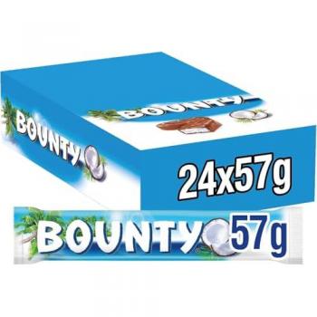Bounty Schokoladenriegel mit Kokos 24x57g
