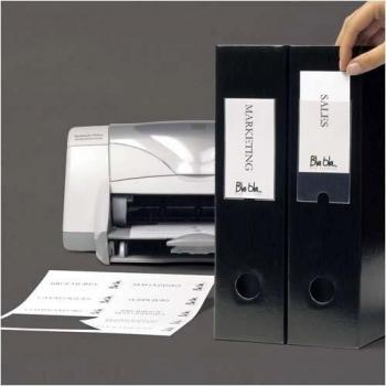 Set di 24 Etiquette Holder Transparenti – 3L, 55x102 mm