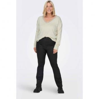 Pullover donna ONLY CARMAKOMA con maniche lunghe e pizzo
