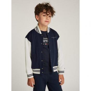 Tommy Hilfiger Sweatjacke in Nachtblau mit Logo