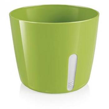 Vaso Metallo Verde Tondo per Piante 13,5x11cm