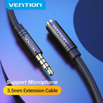 Estensore Audio Stereo 3,5 mm Vention 1,5 m Nero