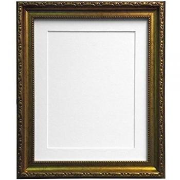 Marco 10x10 Dorado con Estilo Shabby