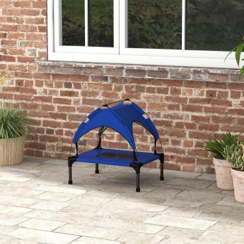 Pawhut Portable Lightweight Elevated Dog Bed with Mesh Center