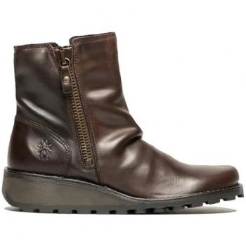 Fly London Women's Leather Zipped Chelsea UK6