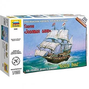 Galeone Inglese Golden Hind 1:350 Zvezda