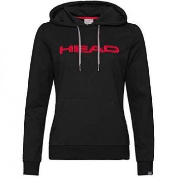 Head Frauen Club Rosé Hooded Sweater – L (Rot & Schwarz)
