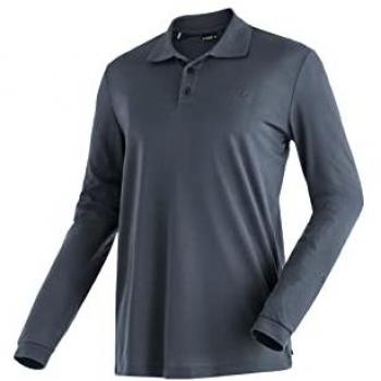 Maier Sports Polo Uomo Ulrich Grigio S