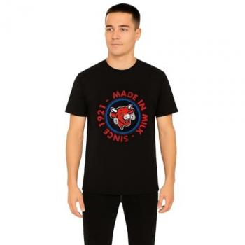 Freegun Tee-shirt « La Vache qui rit » – design vintage, coton, noir, col rond