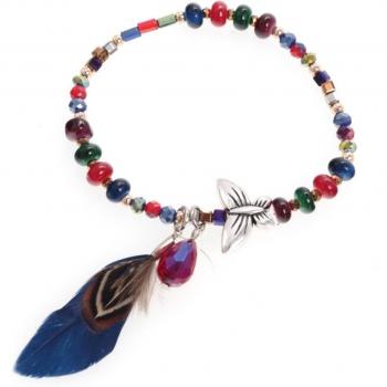 Lilipoupettes Butterfly Designer Multi-Toned Bangle by Les Trésors De Lily, 20x13 mm