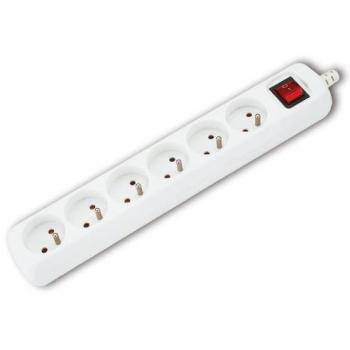 STARTELECTRIC REGLETA ENCHUFES,16A/250V/3G/ MAX3680W,SE ENCUENTRAN DISPONIBLES VARIAS ESPECIFICACIONES DE GATO.COLOR BLANCO MARCA AIGOSTAR