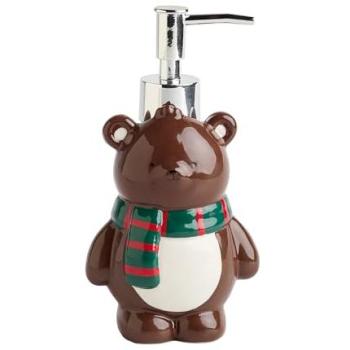 Distributeur de Savon Noël Teddy 18 x 7.5 cm