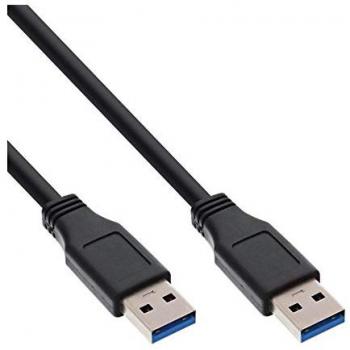 InLine 35203 USB‑Cable 3.0 – 30 cm – USB‑A à Mini‑USB‑B – Noir