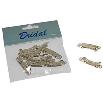 Groves & Thames 5×40mm Spring Clips – 12‑Pack – Silver