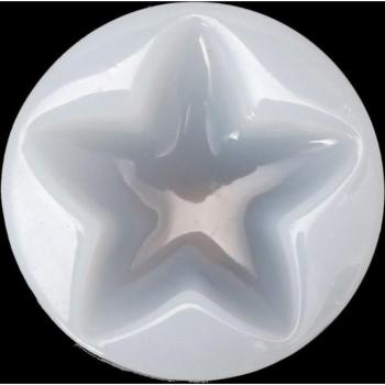 Molde de Resina Epoxi en Forma de Estrella y Corazón, Silicona para Joyería, 1 Ud