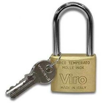 Lucchetto Viro 312 MM‑40 Arco L 64 mm (ottone)