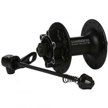 SHIMANO Mozzo Anteriore Deore Disc 6 Bolt, Deore Disc, Nero