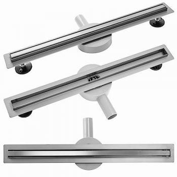 Drenaje lineal REA Neo Slim Pro 70 cm de acero inoxidable cepillado Níquel