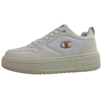 Champion RD18 LITE LOW – Damen Sneaker, Offwhite, 37,5 EU, Gold‑Details