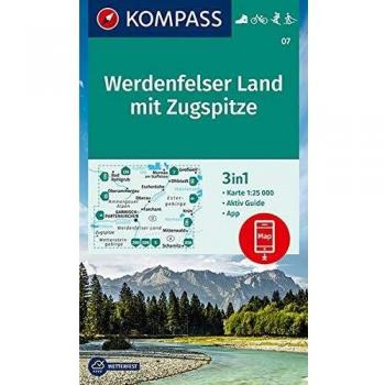 KOMPASS-Karten GmbH Kompass Wanderkarte Werdenfelser Land Mit Zugspitze: 3in1 Wanderkarte 1:25000 Mit Aktiv Guide Inklusive Karte Zur Offline Verwendung In Der ... Langlaufen. (Kompass-Wanderkarten, Band 7)