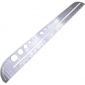 Rapporteur angle inox à double fonction