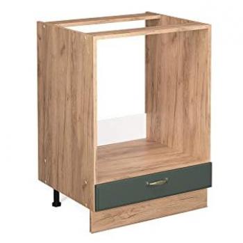 Mobile per forno da incasso Vicco, Verde-oro, 60 cm