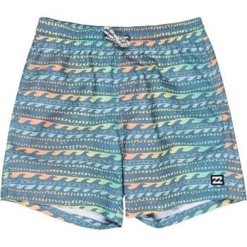 Billabong Vacay Jungen Badeshorts blau/orange