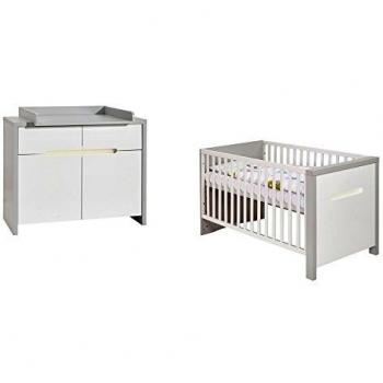 Set lettino e fasciatoio Schardt MAXX White