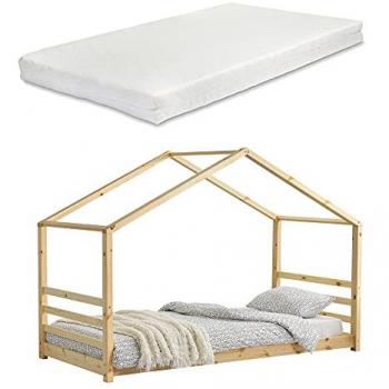 Cama infantil con colchón Vardø