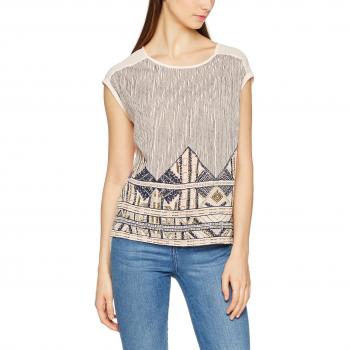 Camiseta VERO MODA Vmane Mix Wide Midi Top Dnm a, Mujer, Multicolor (Peach Whip), Talla S