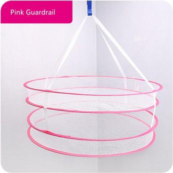 Cesta Secadora de Ropa de Doble Capa Plegable de Aprince con Suelo Antideslizante y Resistente al Viento