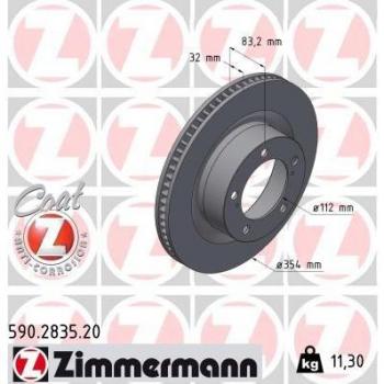 Zimmermann 590.2835.20 Vorderradbremse