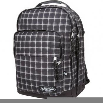 Eastpak Rucksack für Schule OMRI‑Charged Check Schwarz – 26 Liter