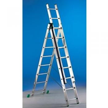 Escalera de 3 tramos Svelt 9 peldaños 6.00 h@