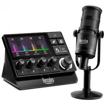 Hercules Black Studio Microphone Bundle