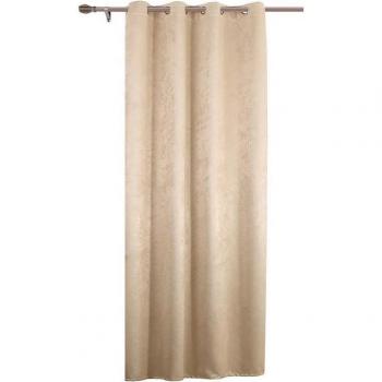 Rideau Chic Velours Épais 135x245cm Champagne