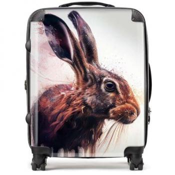 WRT Limited Hare Face Splashart Heavy Duty Suitcase
