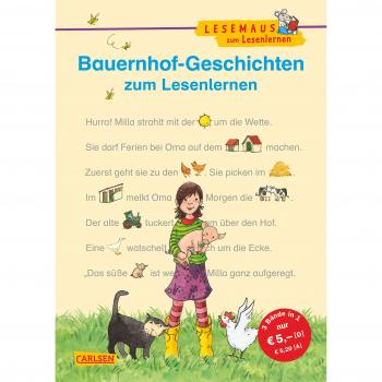 Bauernhof-Geschichten zum Lesenlernen: Bild-Wörter-Geschichten – mit Bildern lesen lernen
