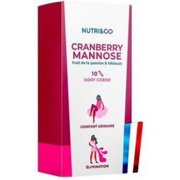 Cranberry e Mannose em Bastões Nutri & Co 10 Unidades