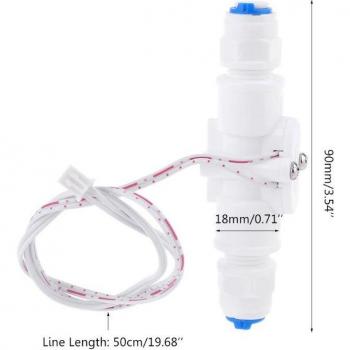 Capteur de débit pour distributeur de liquide 1/4 NPT