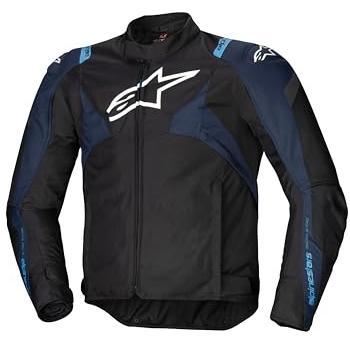 Giacca da moto Alpinestars T-Jaws V4 impermeabile in tessuto Nero Blu M